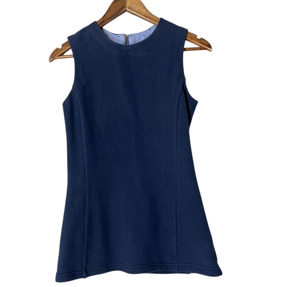 Derek Lam 10 Crosby Fleece Peplum Style Tank Top Womens Sz 0 Career Professional